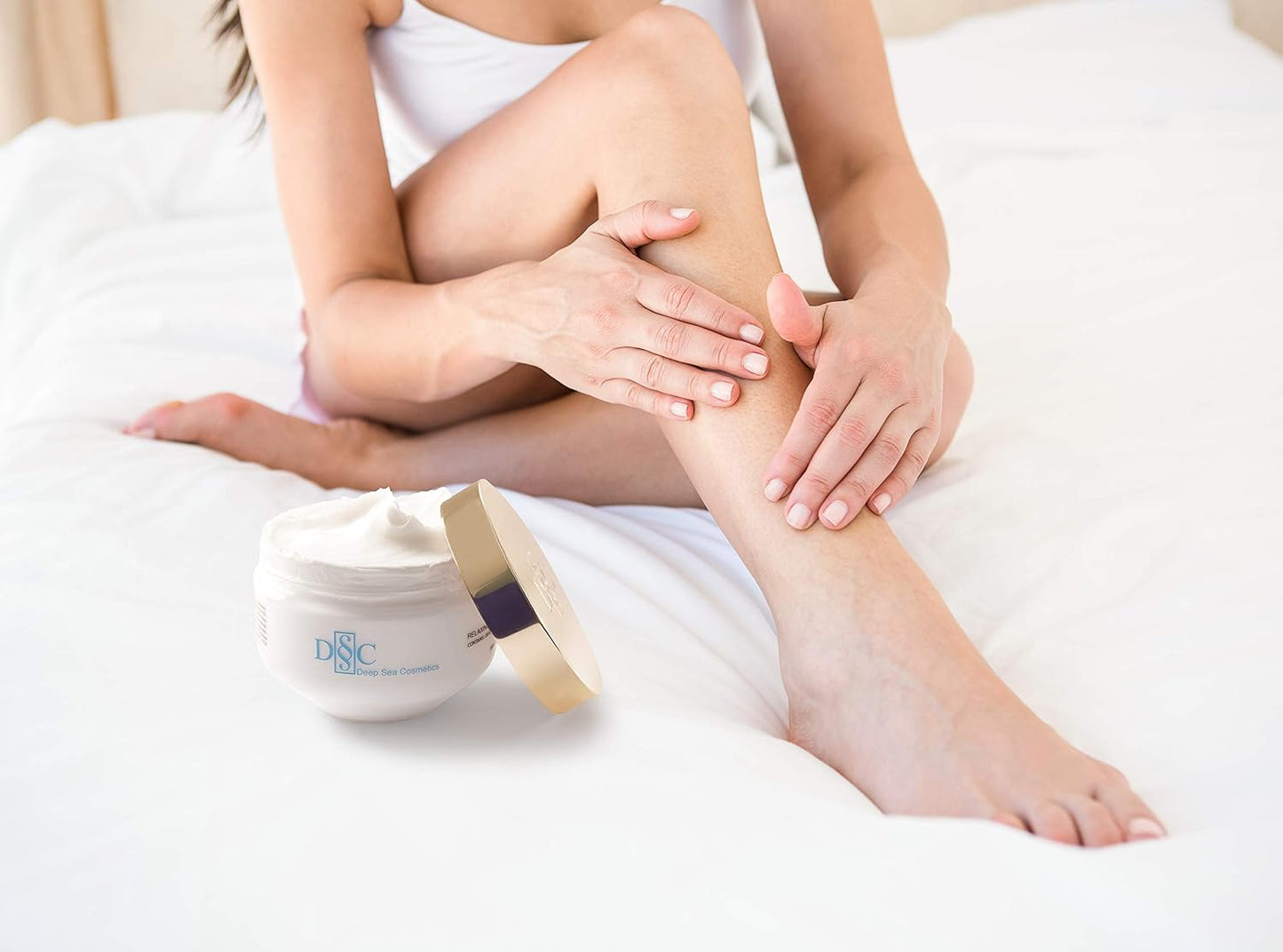 Deep Sea Cosmetics | Lavender & Calendula Infused Relaxing Dead Sea Body Butter - 10 Oz | Unwind with Superior Hydration, Tranquil Aromatherapy, and Silky Smooth Skin