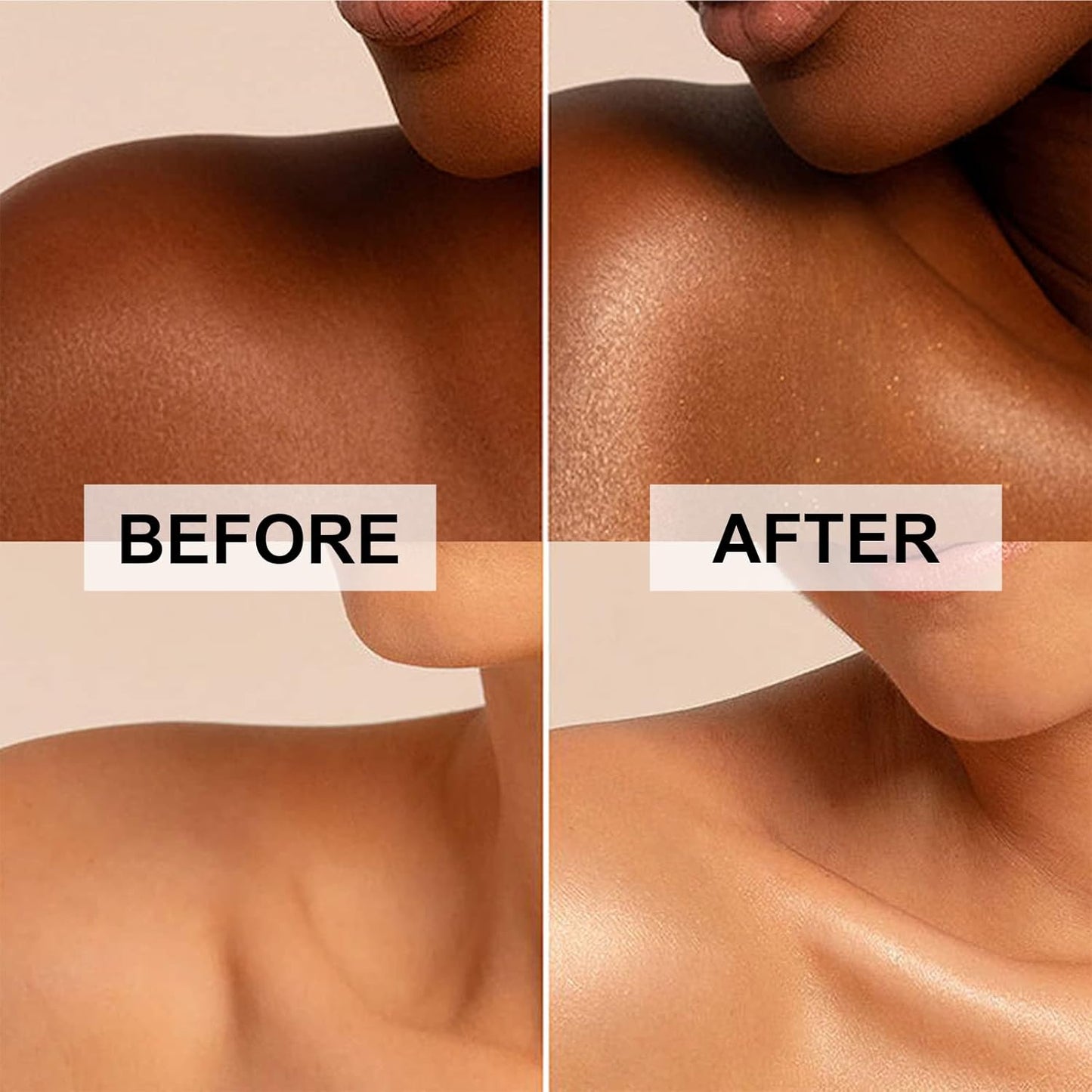 Body Shimmer Oil, Waterproof Long Lasting Moisturizing Bronze Body Luminizer Glow For Face & Body, Liquid Illuminator Body Highlighter 1oz/Jars, Makeup Brush Include (Sparkle Pink #04)