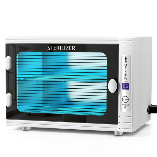 Professional U&V Ster&ilizer Nail Tool Dis&infection Cabinet, 11L U&V Light Equipment for Esthetician, Sani&tizer Box Cleaning Machine with Time Setting for Manicurist,Spa,Tattoo,Barber&Salon