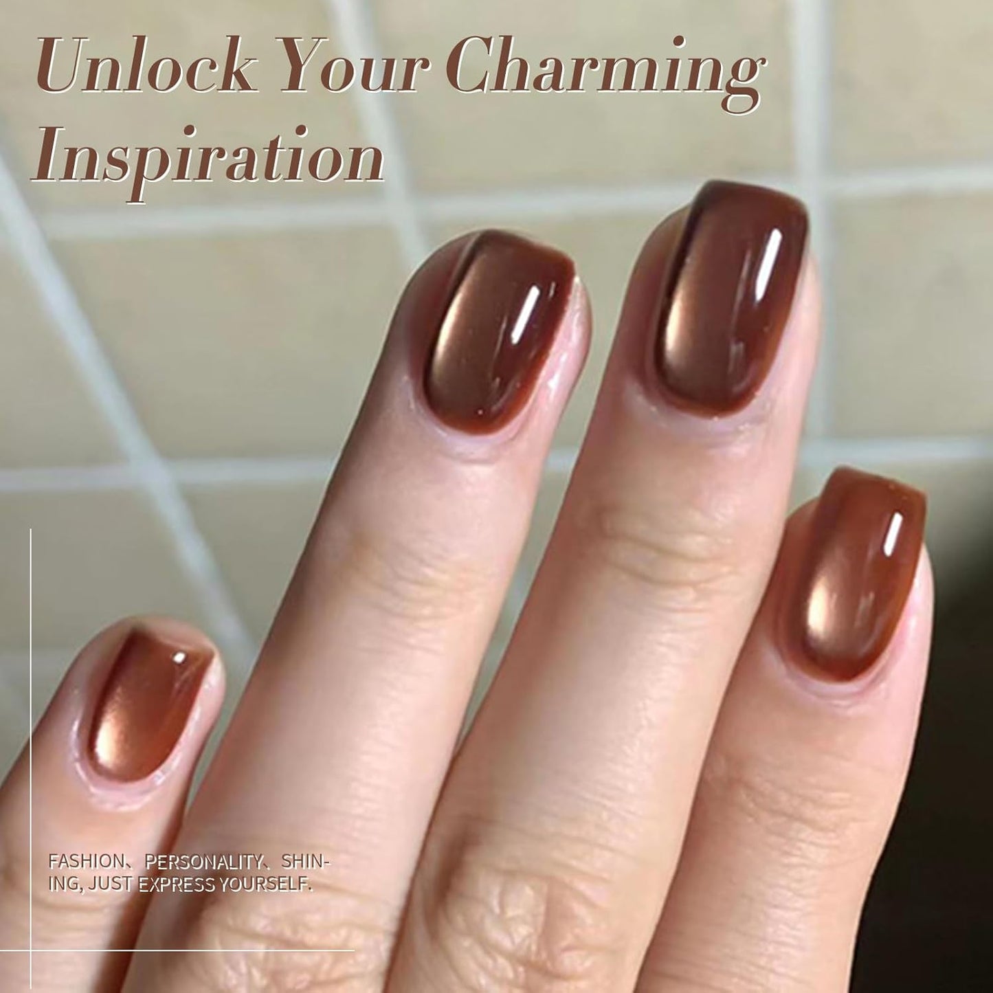 Born Pretty Cat Magnetic Eye Gel Nail Polish, Fall Winter Retro Cat Magnetic Gel, Pink Brown Blue Gray Green Magnetic Soak Off Nail Art Salon Manicure Home Gift 7ML 6PCS