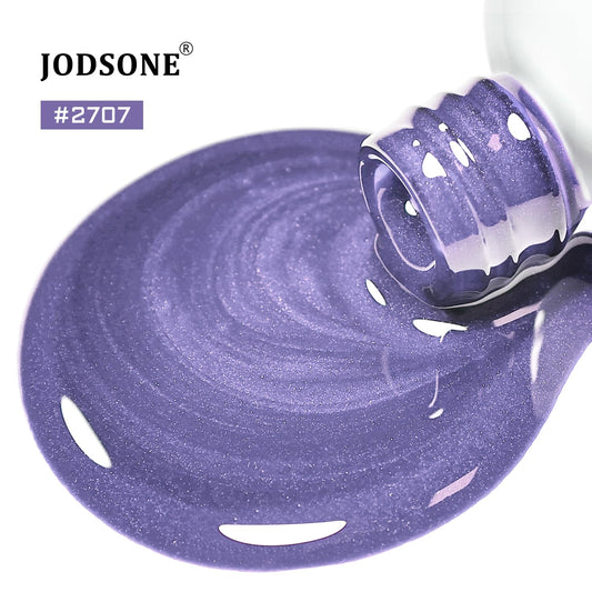 JODSONE 16.5ml Cat Eye Gel Nail Polish Glitter Light Gray Magnetic Reflective Translucent Need U V Curing