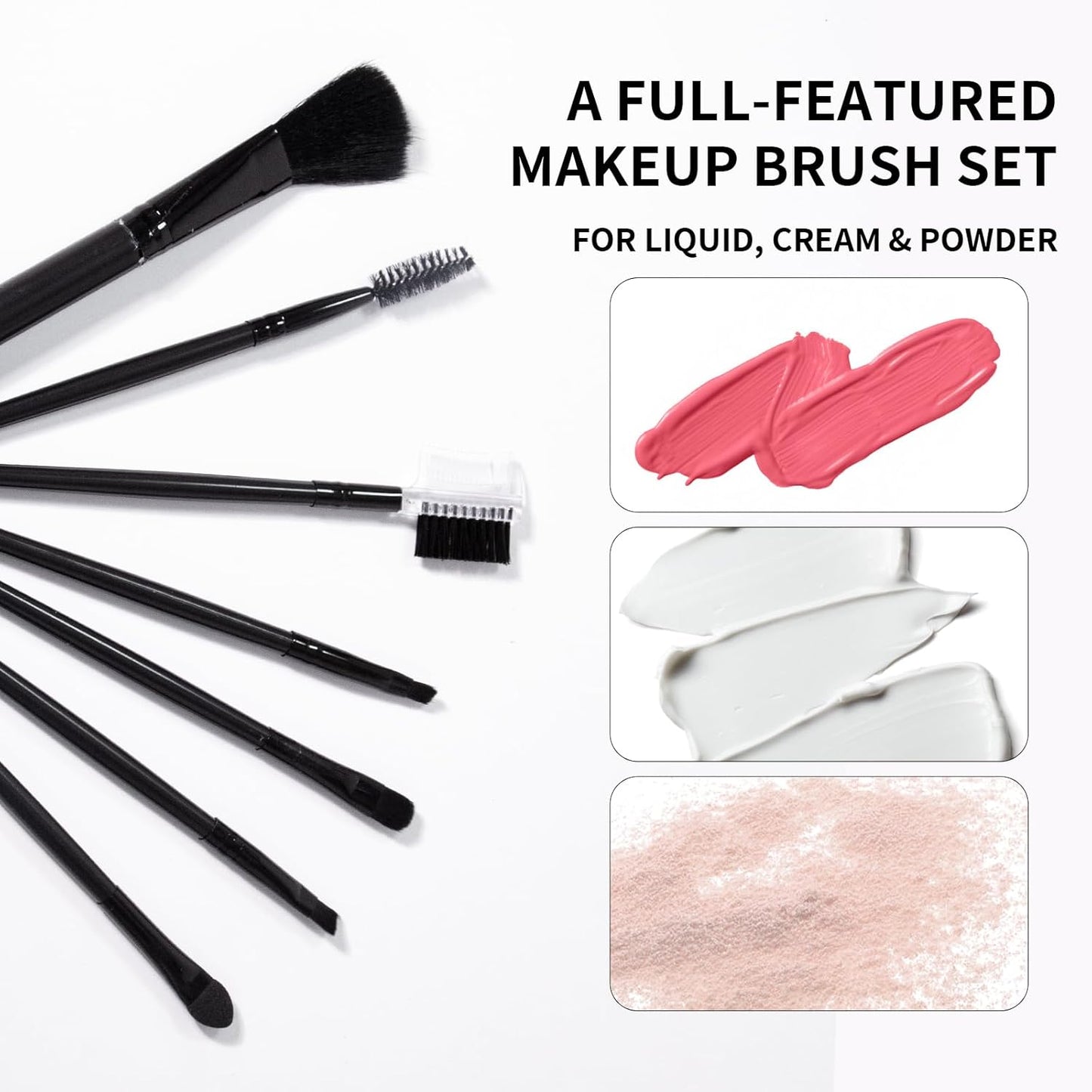 Makeup Kit For Girls Teens Women, Makeup Set, Makeup Present,Includes Eyeshadow Palette, Foundation, Eyebrow Pencil, Eyeliner, Lip Gloss, Counter Stick, Makeup Brush Set Bag & Sponge