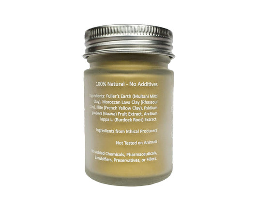 100% Natural Vitamin B Clay Exfoliating Face Mask 120g All Clay & No Water