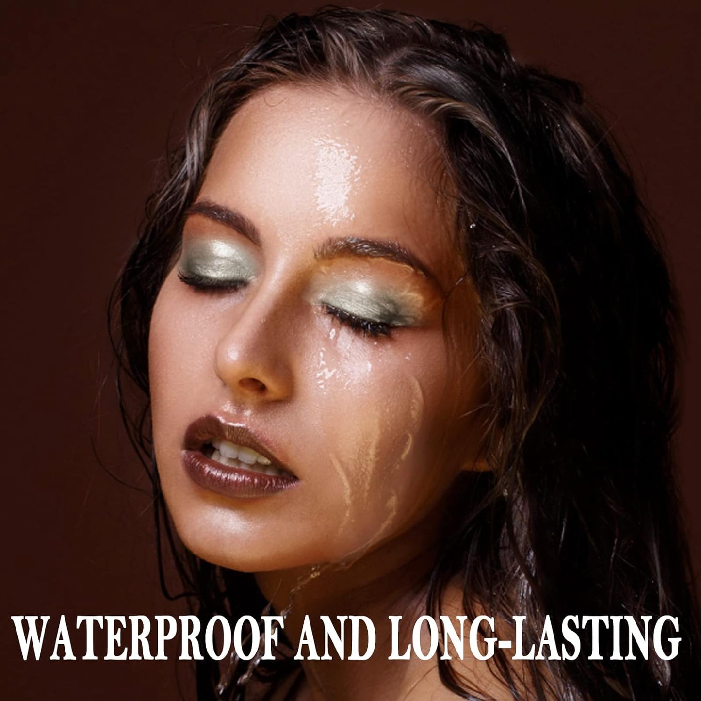 Boobeen Waterproof Eyeshadow Stick Shimmer Cream Eyeshadow Pen - Easy to Use Glitter Eye Makeup Kit (01# + 03#)