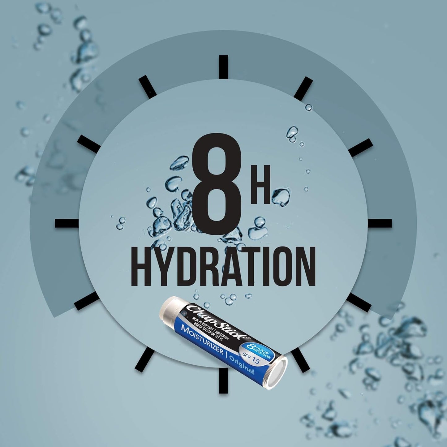 ChapStick Moisturizer 2-in-1 Lipcare 5-Pack (SPF 12 & 15) – Original Lip Balm with Broad Spectrum SPF, Aloe & Vitamin E, 0.15 Oz Ea