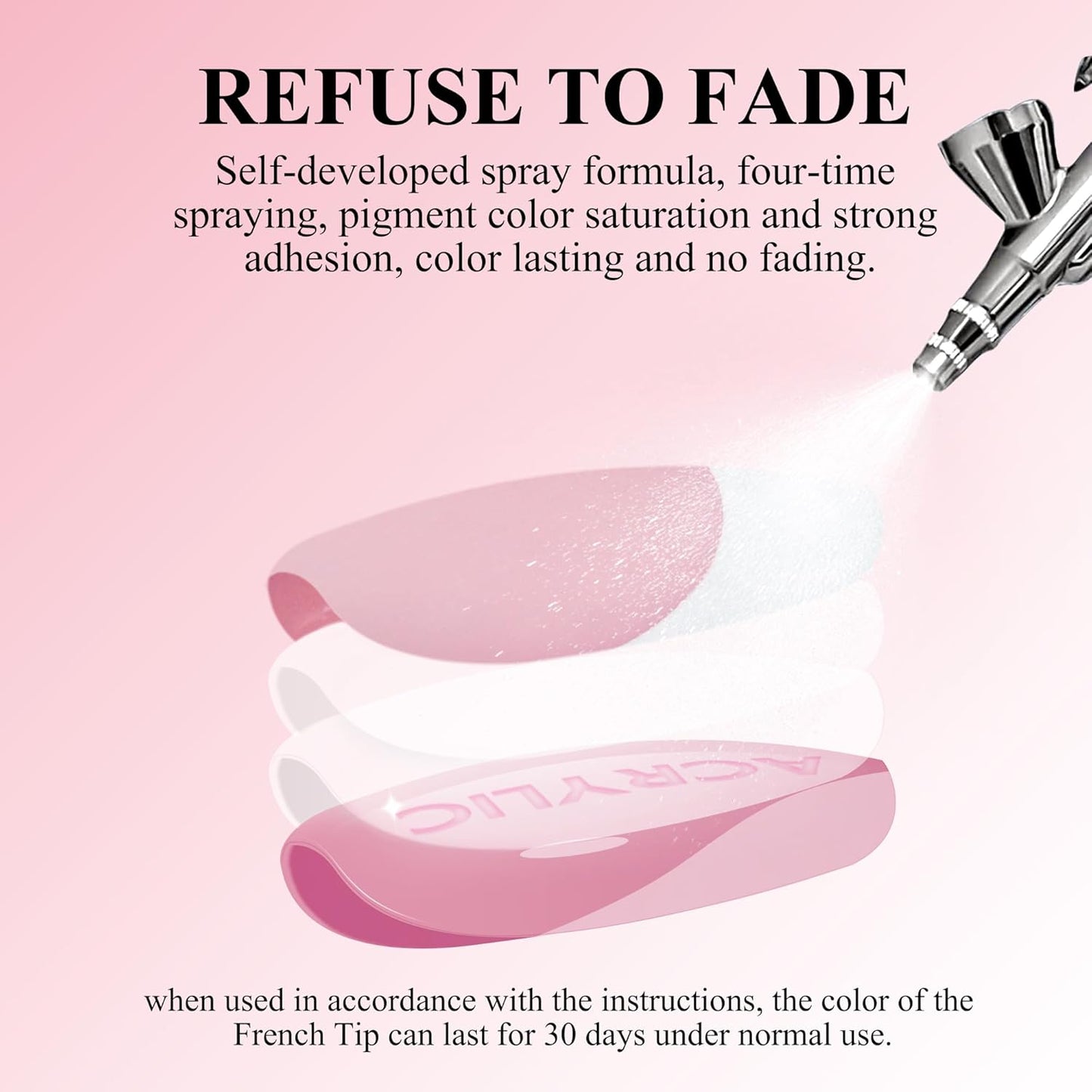 French Gel Nail Tips - Jofay Fashion Short French Tip Press on Nails, 10-Piece Set 320Pcs Pink Square Nail Tips, Pre-applied Tip Primer & Base Coat, No Need to File Fake Nails for Nail Art, 16 Sizes