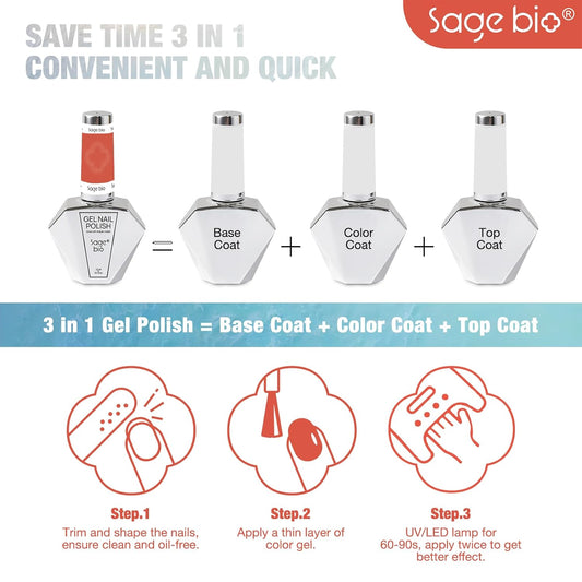 Multifunctional Cat Eye Gel Nail Polish, No Base or Top Coat Required, 15ml, Lasts Up to 4 Weeks, UV/LED Cured, Easy Application, R103