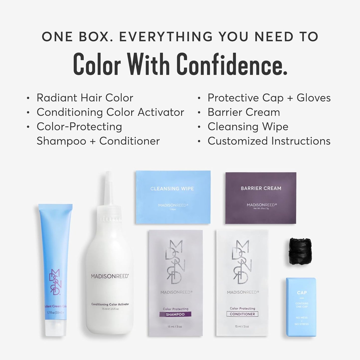 Madison Reed Radiant Hair Color Kit | 8.5NNA Dark Neutral Blonde (Lusia Blonde) 100% Maximum Gray Hair Coverage | Permanent Hair Dye for Resistant Grays | PPD-Free & Ammonia-Free | 2 Pack