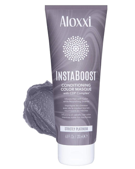 ALOXXI InstaBoost Conditioning Color Mask in Strictly Platinum, Deposits Platinum Color and Deeply Conditions Hair, 6.8 Fl Oz
