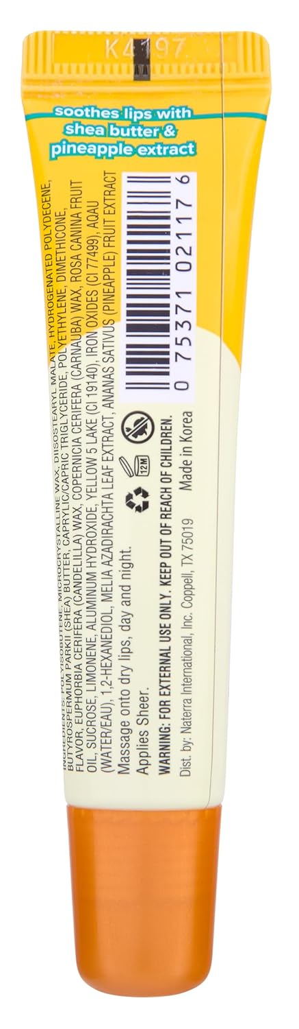 Tree Hut Sugarlips Pineapple Lip Butter | Lock in Moisture & Nourish Skin for Full, Hydrated Lips | 0.52 fl oz.