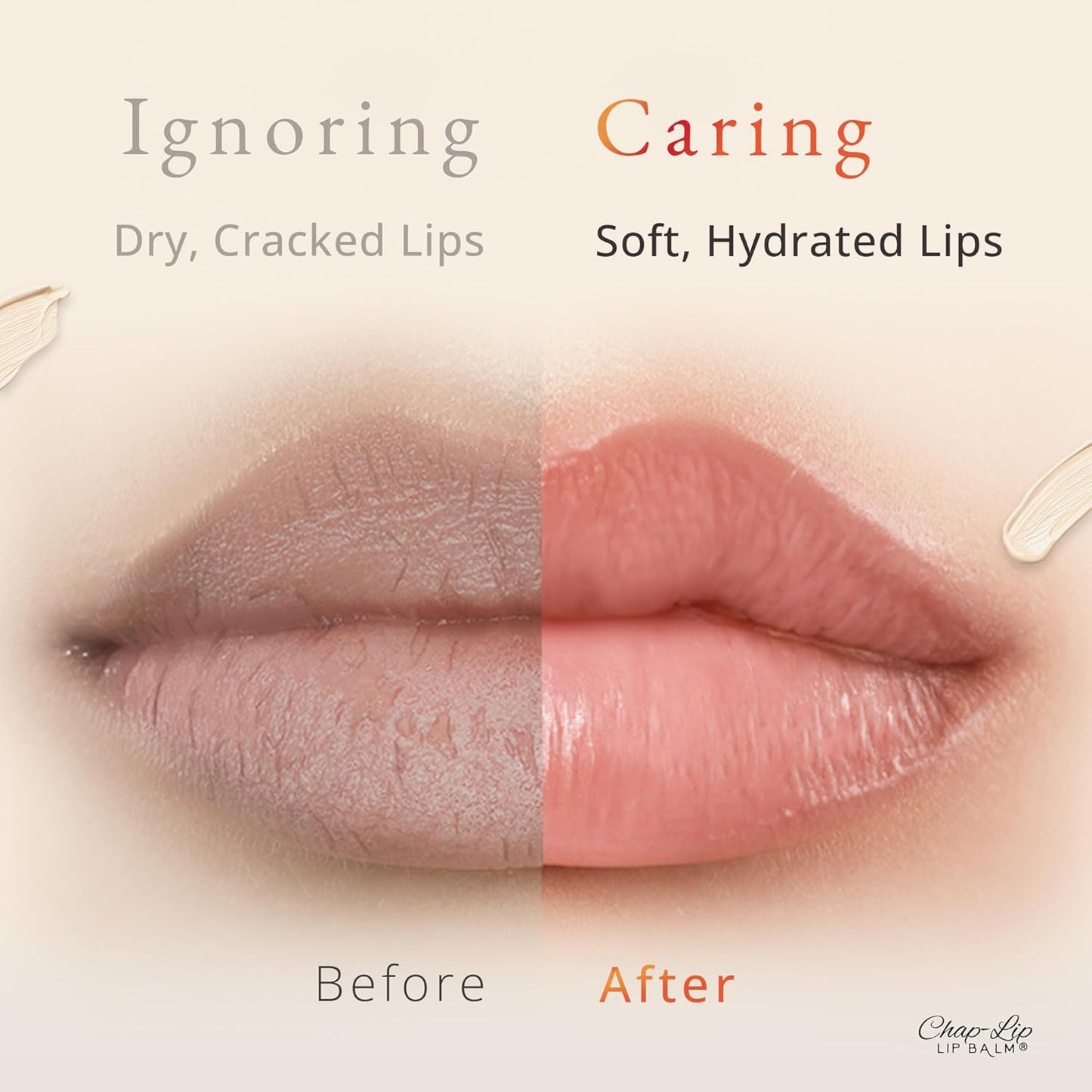 CHAP-LIP Original Lip Balm Hydrating Bulk Chap Stick with Fruit Flavors, Coconut Oil, Cocoa Butter - Christmas Gift Stocking Stuffers Lip Therapy Pack for Men and Women - Made in USA, 48 Pack x 12 Box