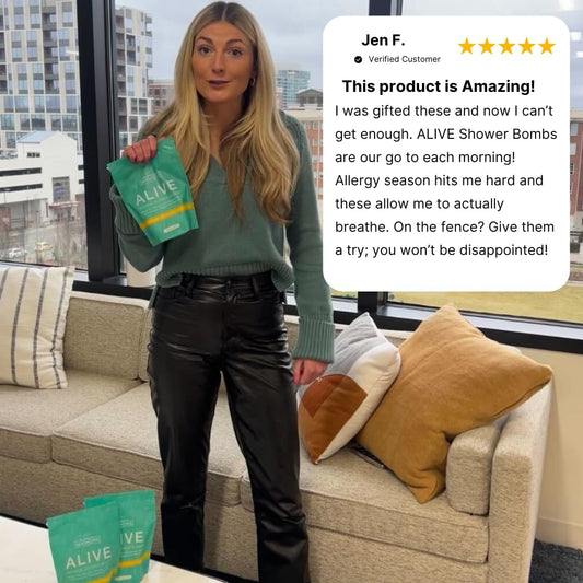 Alive Shower Bombs 10-Pack – Made in USA | Powerful Aromatherapy Steamers with Eucalyptus, Peppermint & Menthol | Energizing Scent for Morning Focus & Breathing Boost | Natural Self Care Gift