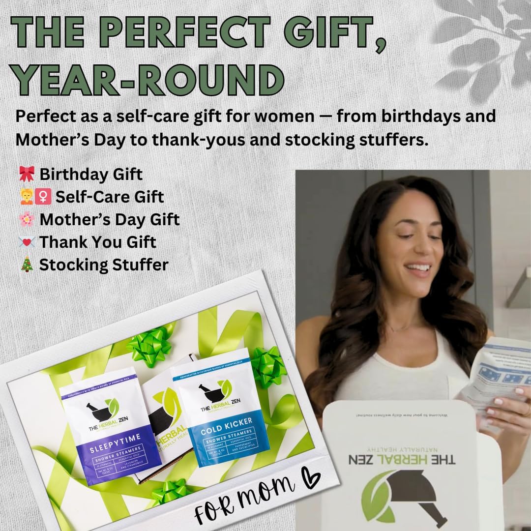 Aromatherapy Shower Steamers Gift Set, Shower Bombs Made in The USA, Relaxation Gift for Women, Lavender Shower Steamers for Women, Eucalytus Shower Steamer, Mothers Day Gifts