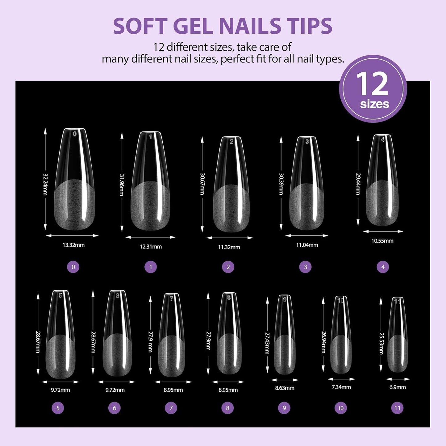 SAVILAND Gel Nail Kit with Drill: ALL-IN-1 Beginner Nail Kit, 0.5Oz U V Nail Glue Gels, Gel Nail X Kit with Lamp, 500 Pcs Long Coffin Tips Nails Builder Kits, Salon At Home Manicure Gift for Women