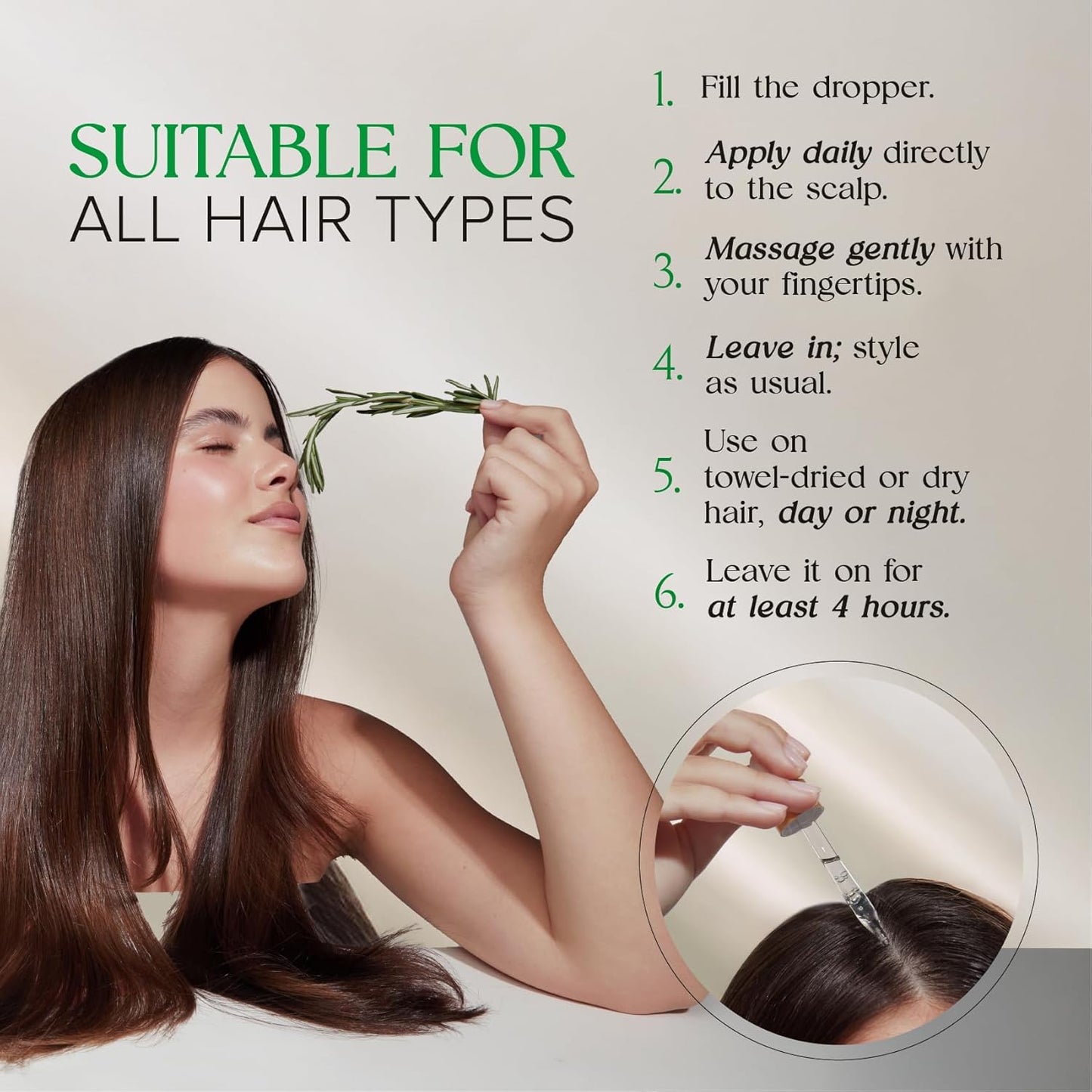 Hair Serum for Hair Growth Serum Women Made in USA - 3 Pack Scalp Serum for Hair Growth Non-Greasy Rosemary & Amla Hair Care Vegan 1 Oz Hair Loss Treatment for Women Regrowth Treatment