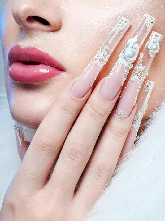 EBANKU 120PCS Dual Nail Forms Matte Poly Gel Nail Molds Square Full Cover Coffin Nail Tips Extension Forms 12 Sizes for Toenail Manicure Nail Art Design Salon&DIY