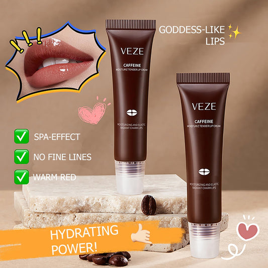 VENZEN Caffeine Moisturizing Tender Lip Cream Elastic Radiant Charm Coffee Lips Care 15g / 0.53oz