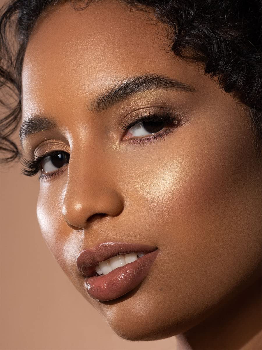 SHEGLAM Glow Bloom Liquid Waterproof Highlighter Long Lasting Cream Highlighter with Shimmer Dewy Finish - Tea Cake