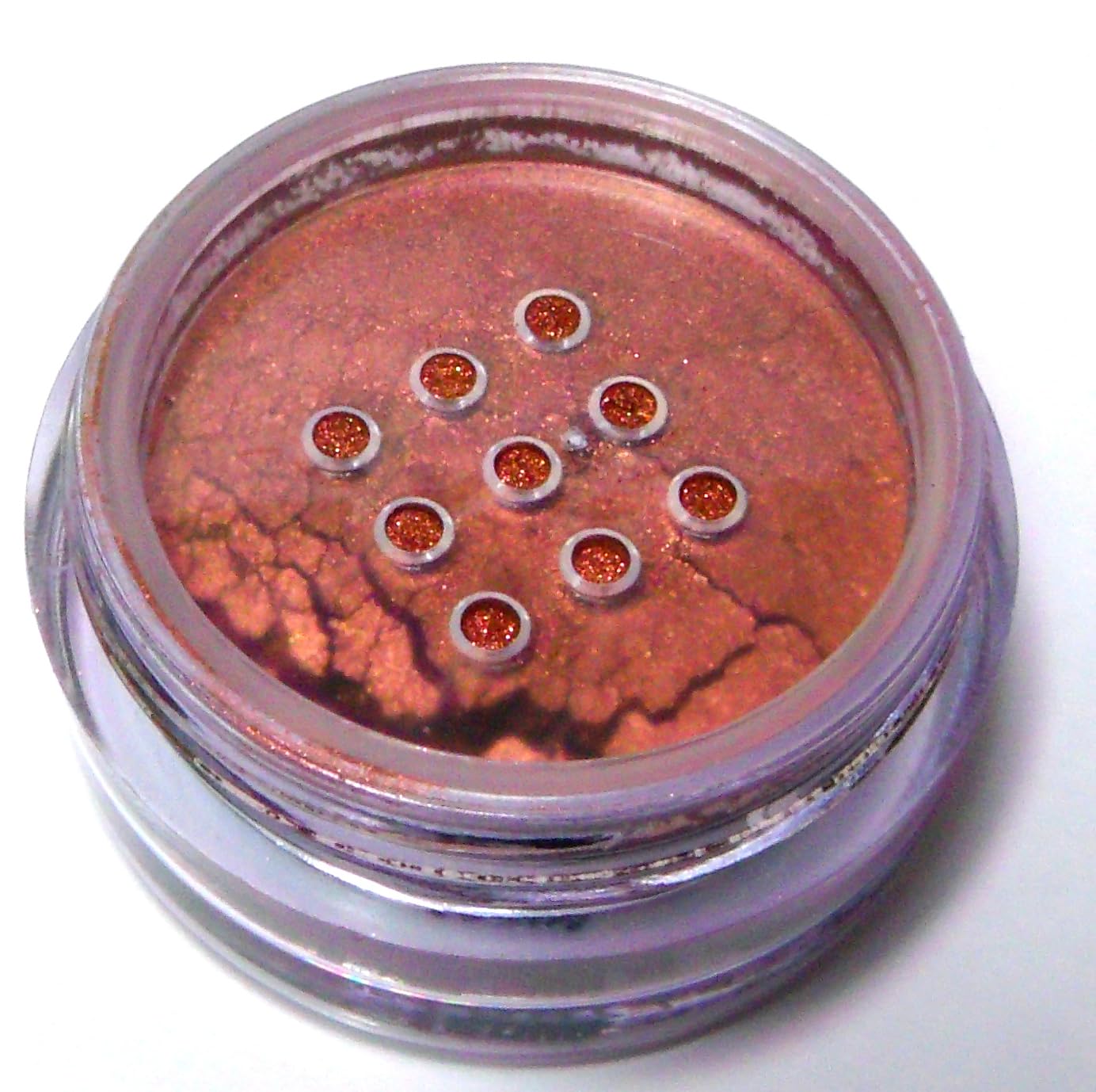 Beautiful Mocha Brown Brass Loose Eyeshadow Powder Pigment, Single Glitter Mineral Dust Jar Pot; Talc, Paraben & Cruelty Free, No Animal Testing