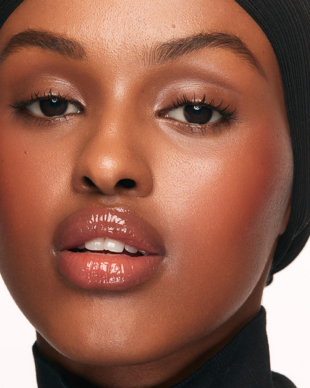 MAKE Beauty Serum Balm Hydrating Lip Oil. Vegan moisturizing lip gloss with plumping effect. Lip treatment cream for soft, smooth, shiny lips - Shade, Sun Flare