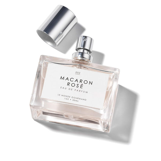 Le Monde Gourmand Macaron Rosé Eau de Parfum - 1 fl oz (30 ml) - Rose, Floral, Sugar Perfume Notes