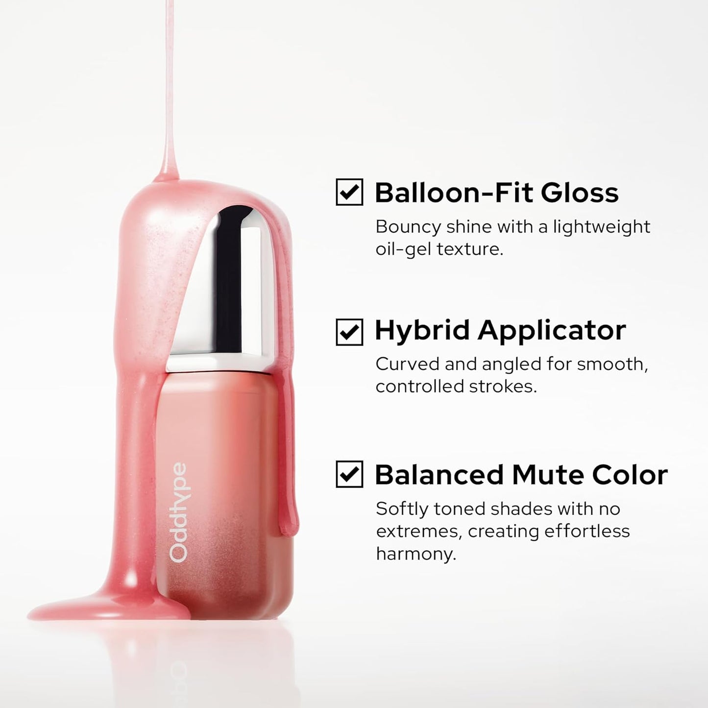 Unseen Ballon Tint, 6 Colors Set for All Skin Types. Buildable Color, Long Lasting Glossy Lip Stains, Lightweight Lip Gloss Make up (RIZZ, 1 Oz)