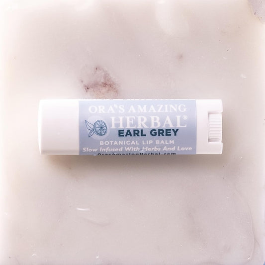 Therapeutic Intensive Lip Repair Treatment Balm 2 Pak For Dry and Cracked Lips - Natural Earl Grey Bergamot Essential Oil Scent, Herbal Infused, BPA, Paraben Free, Ora's Amazing Herbal