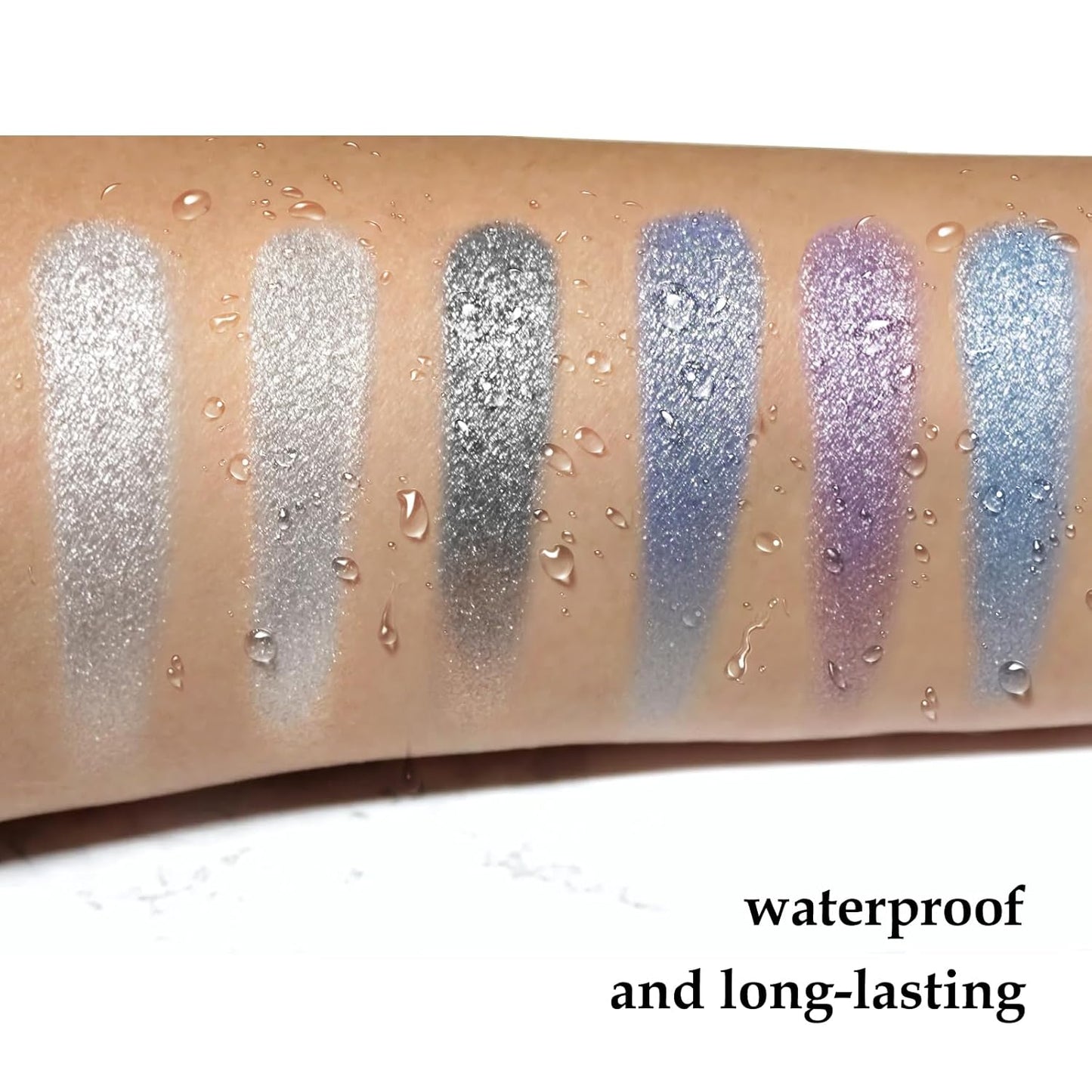 Boobeen 6PCS Cream Eyeshadow Sticks - Waterproof Eyeshadow Pencil Crayons - Eye Brightener Stick Shimmer Pens - Create Glitter Eye Makeup - Easy to Use