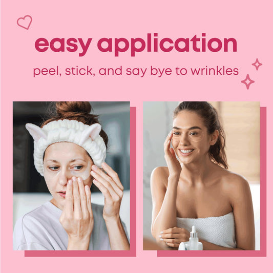 Reusable Under Eye Patches for Wrinkles | Topical Eye Gel Pads for Wrinkles | Reusable Patches for Use Under Eyes | Eye Wrinkle Patches for Eye Bag Treatment | Great Skincare for Face | Under Eye Pads