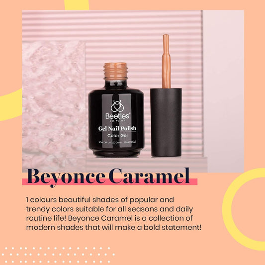 Beetles Brown Gel Nail Polish, 1Pcs 15ml Brown Fall Color Gel Polish Soak Off Nail Art Manicure Salon DIY Uv Lamp Nail Design Decoration at Home