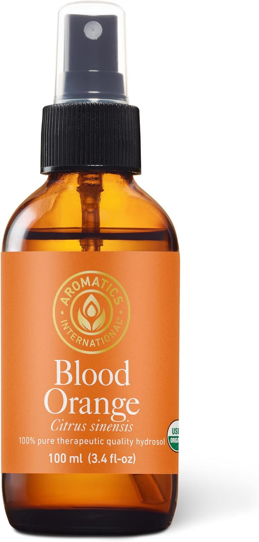 Aromatics International Blood Orange Hydrosol 100ml | Citrus Aromatic Mist for Refreshing Spaces