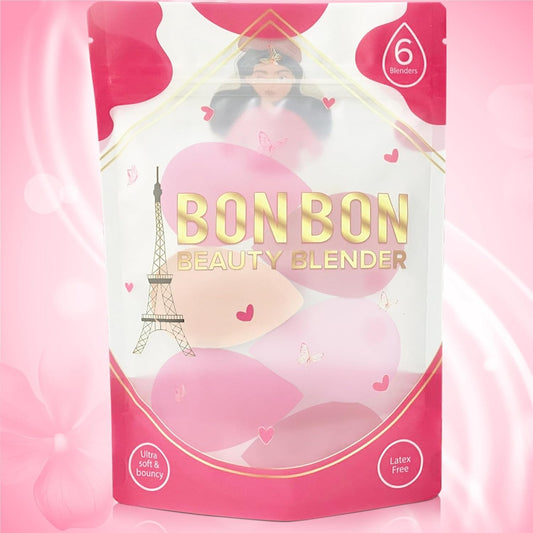 6Pcs Makeup Sponges for Foundation and Blending Powder, Cream and Liquid - Latex Free, Vegan and Super Soft Makeup Blender Beauty Sponges - Multicolored Beauty Blender Sponge Set | Dry & Wet Multi-Use