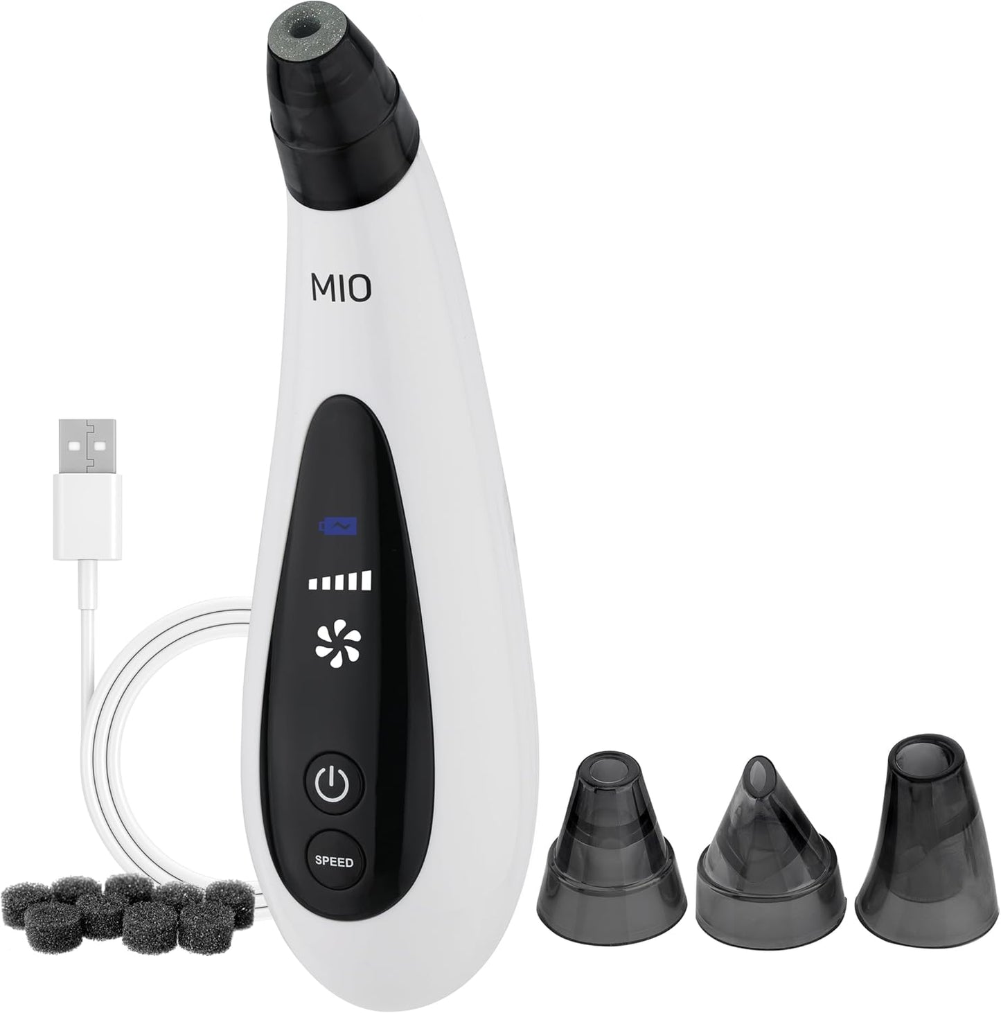 Spa Sciences - MIO - Diamond Tip Microdermabrasion Blackhead Remover, Pore Cleansing, & Resurfacing System - Reduces Acne Scars, Wrinkles, and Exfoliates for Clearer Skin