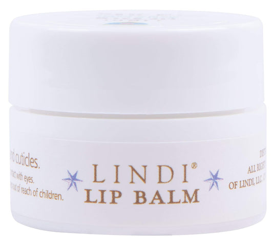 LINDI SKIN Lip Balm - Gentle, Non-Irritating, Vitamin E Formula That Hydrates and Soothes Dry, Chapped Lips - Soother for Nails & Cuticles - Allergy Tested Lip Balm for Cancer Patients (0.25 fl oz)