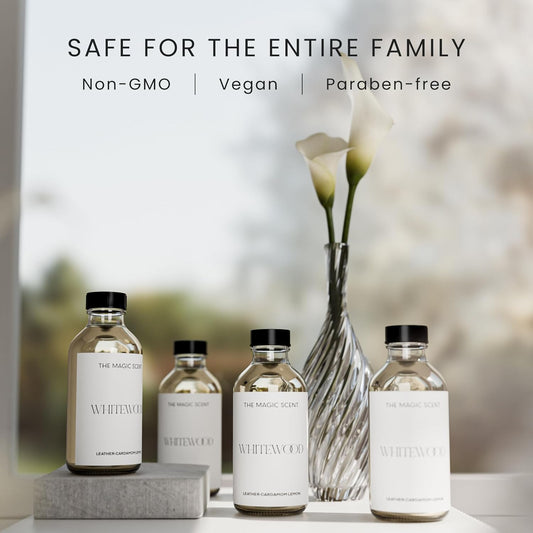 Whitewood Diffuser Oil - Hotel & Home Luxury Scents Inspired by 1 Hotel Miami, Compare to My Way Diffuser Oil Scents for Home, Designed for Use in All Diffusers - 8.5 fl oz, 250 mL