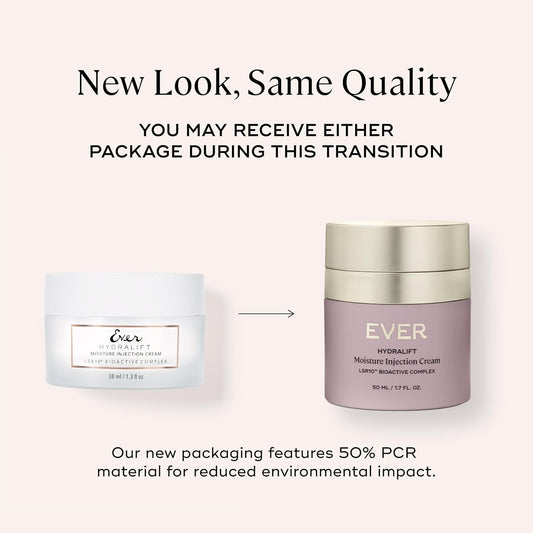 EVER Hydralift Moisturizer (Normal Skin) - Increases skin's ability to retain moisture by 70% - Clinically proven to reduce the top 10 signs of aging - Made in the USA - 1.7oz/50ml