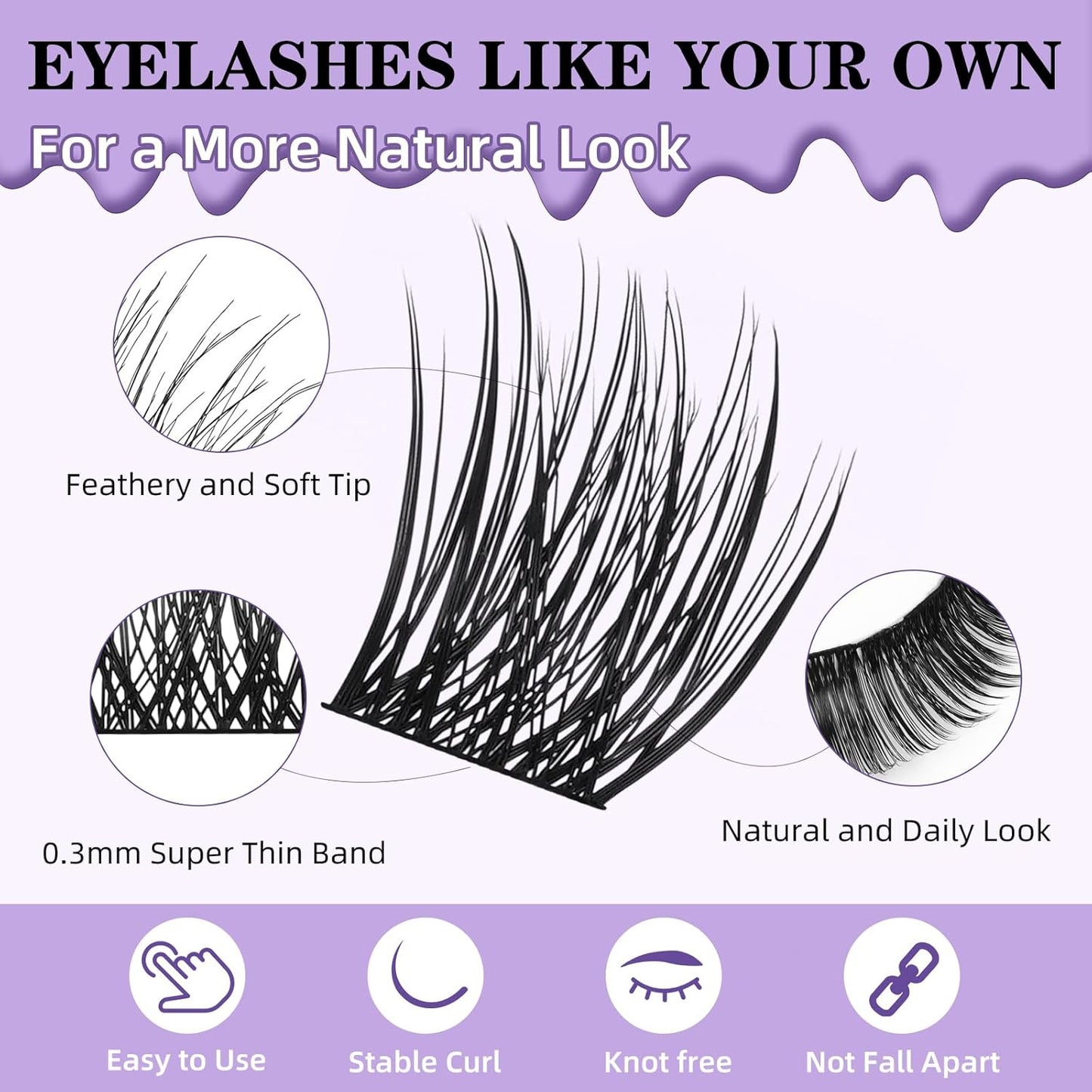 B&Qaugen Lash Clusters Kit Natural Lash Extension Kit for Beginners Z14 156 PCS Wispy Eyelash Extension Kit 8-18 Mixed Cluster Eyelash Extensions Kit D Curl Diy Lash Extension Kit at Home（kit，Z14）