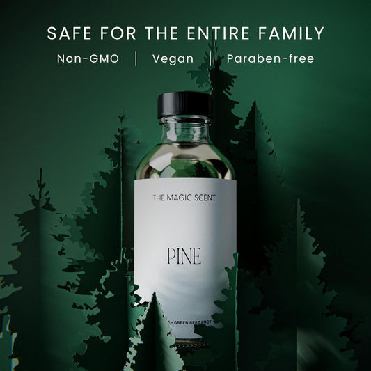 Pine Aroma Oil - Diffuser Scent - Cold-Air & Ultrasonic Diffuser Oil - Pine Essential Aromatherapy - 8.5 fl oz, 250 mL