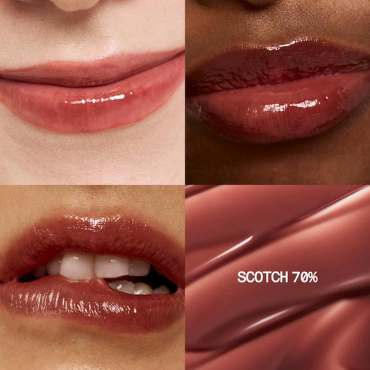 3D Voluming Gloss 70% (Rich) | Scotch 70% l High Shine, Non-Sticky Lip Gloss for Makeup | Long-Lasting, Moisturizing Gel Formula | 30%, 70% Pigment Options | 5.3g
