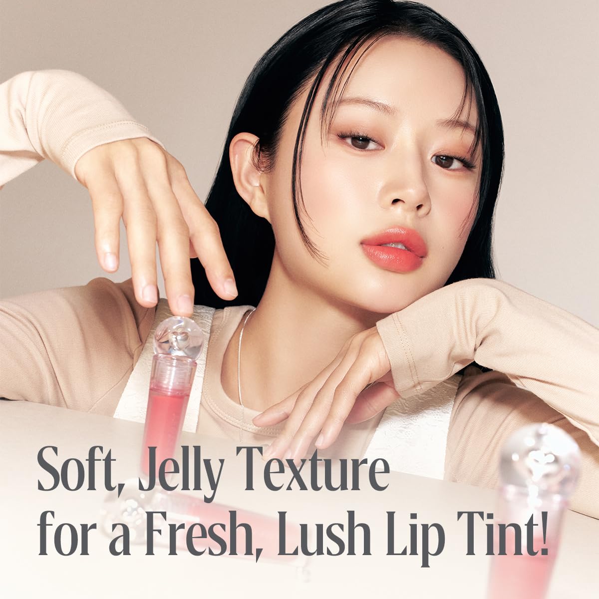 Peripera Ink Jellable Tint, Lip Stain, Korean Lip Tint, High Pigment Color, Longwear, Weightless, Moisutizing, Hydrating (05 COOL LUCK COOL LUCK, One Size)