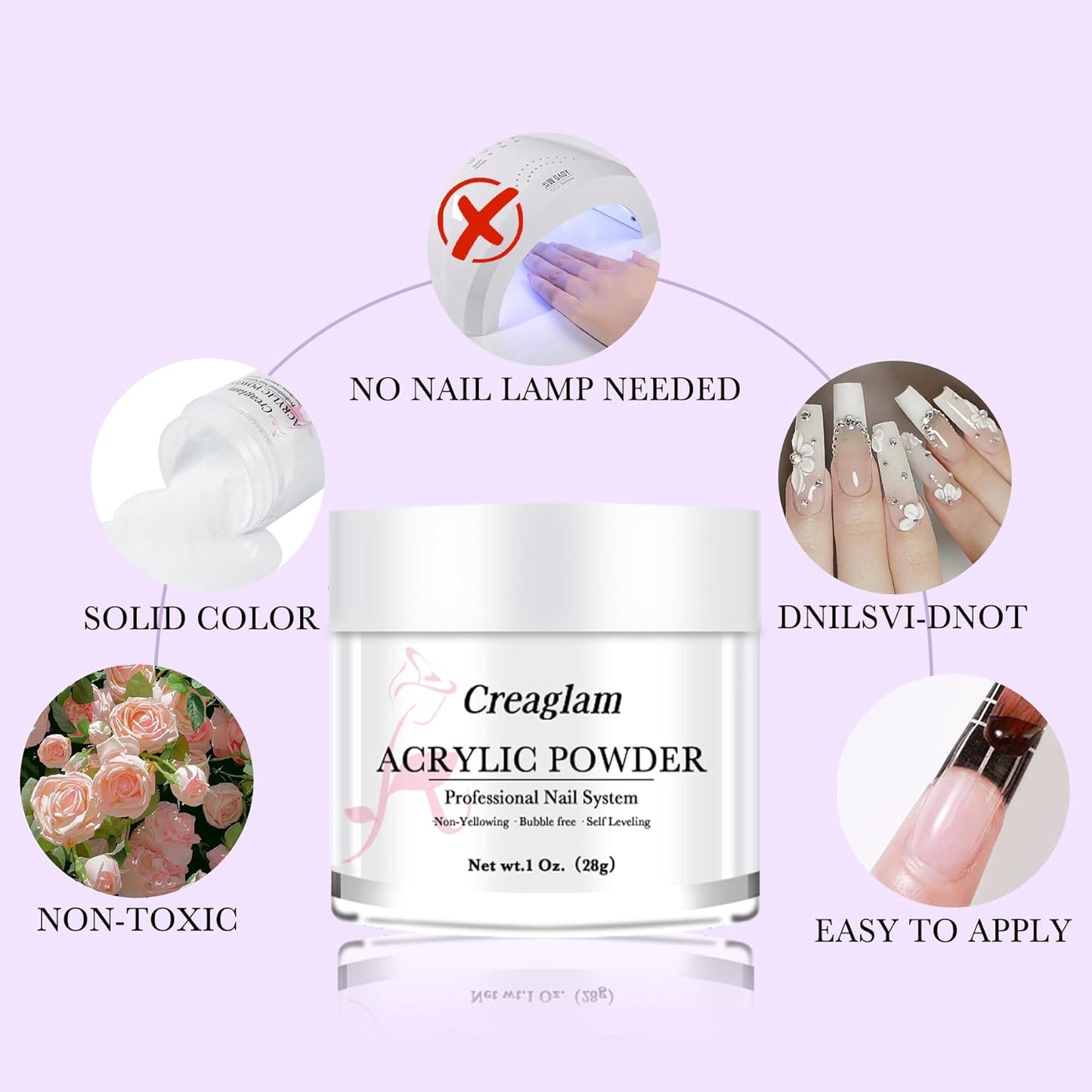 Cover Acrylic Powder for Nail: 3 Pcs Super Acrylic Nail Powder Polymer for Carving Nails - 28g Clear White Nude Professional Colored Acrylic Powder Kit - 3D French Nail Manicure Extension