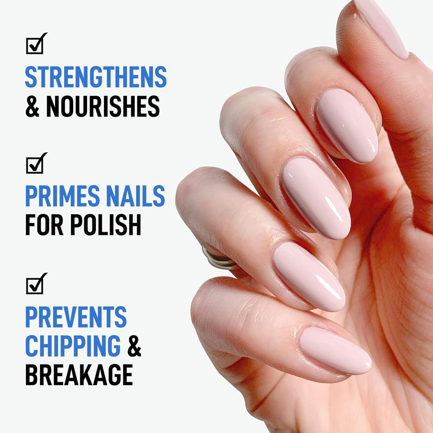 LONDONTOWN kur Nail Hardener and Base Coat, 0.4 Fl Oz (Pack of 1)