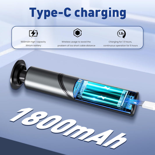 Electric Foot Callus Remover,2 in1 Rechargeable Callus Remover for Feet,9-Speed Wireless Electric Foot File Nail Grinder,Foot Scrubber Pedicure Tools for Dead Skin Dry Cracked Feet (Black Fold)