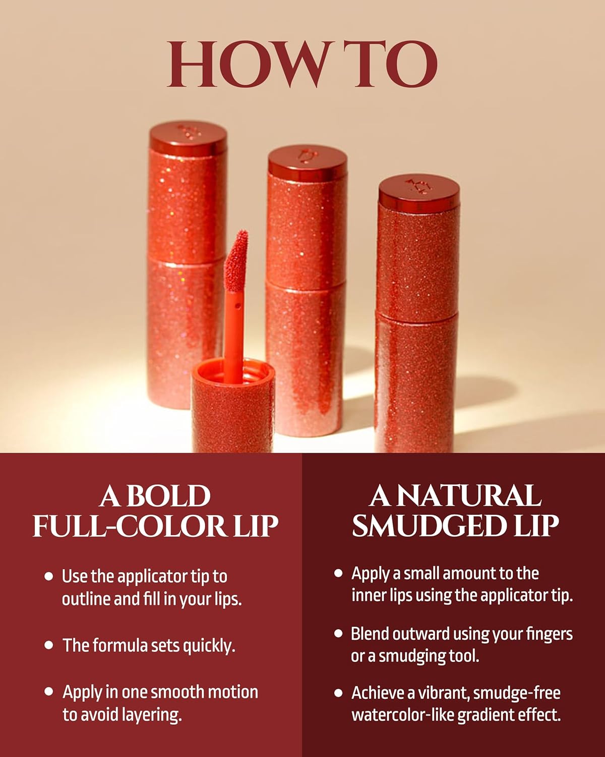 HEVVYMAKEUP Ultra Stay-On Lip Coloring Tint - Vibrant Matte Finish Lip Tint - Long Lasting Airy Weightless Lips with Perfect Fixing - Korean Lip Makeup, Boss Lady, 0.11oz.