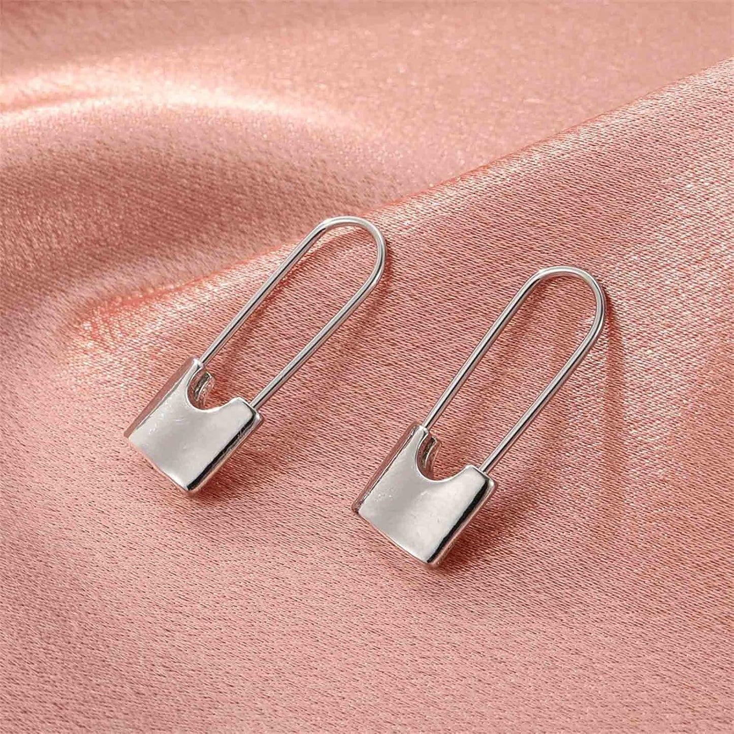 Boho Lock Hoop Earrings Safety Pin Hoop Earrings Gold Lock Huggies Hoop Earrings Personlized Padlock Earrings Jewelry for Women and Girls