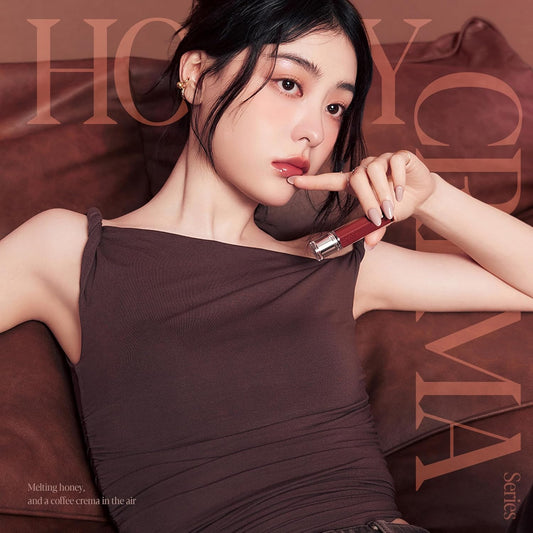 Espoir Couture Lip Tint Glaze #22 Milky Honey 0.14oz | Volumizing Lip Stain with Syrupy Shine | Long-Lasting & Vibrant Color for Radiant Lip Look | Moisturizing & Glossy Lip Tint | Korean Lip Makeup