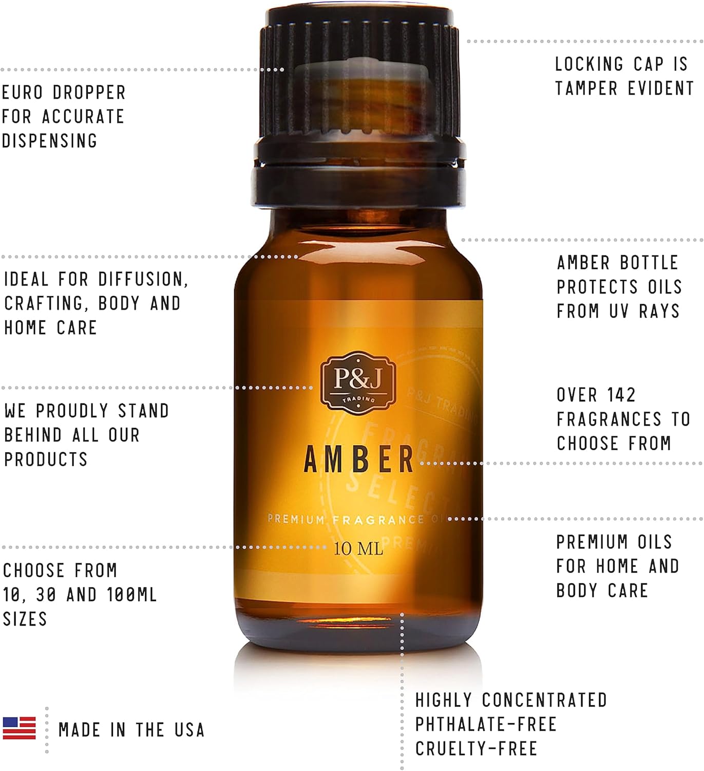 P&J Trading Fragrance | Bacon Oil 10ml - Candle Scents for Candle Making, Freshie Scent, Soap Making Supplies, Diffuser Oil Scents