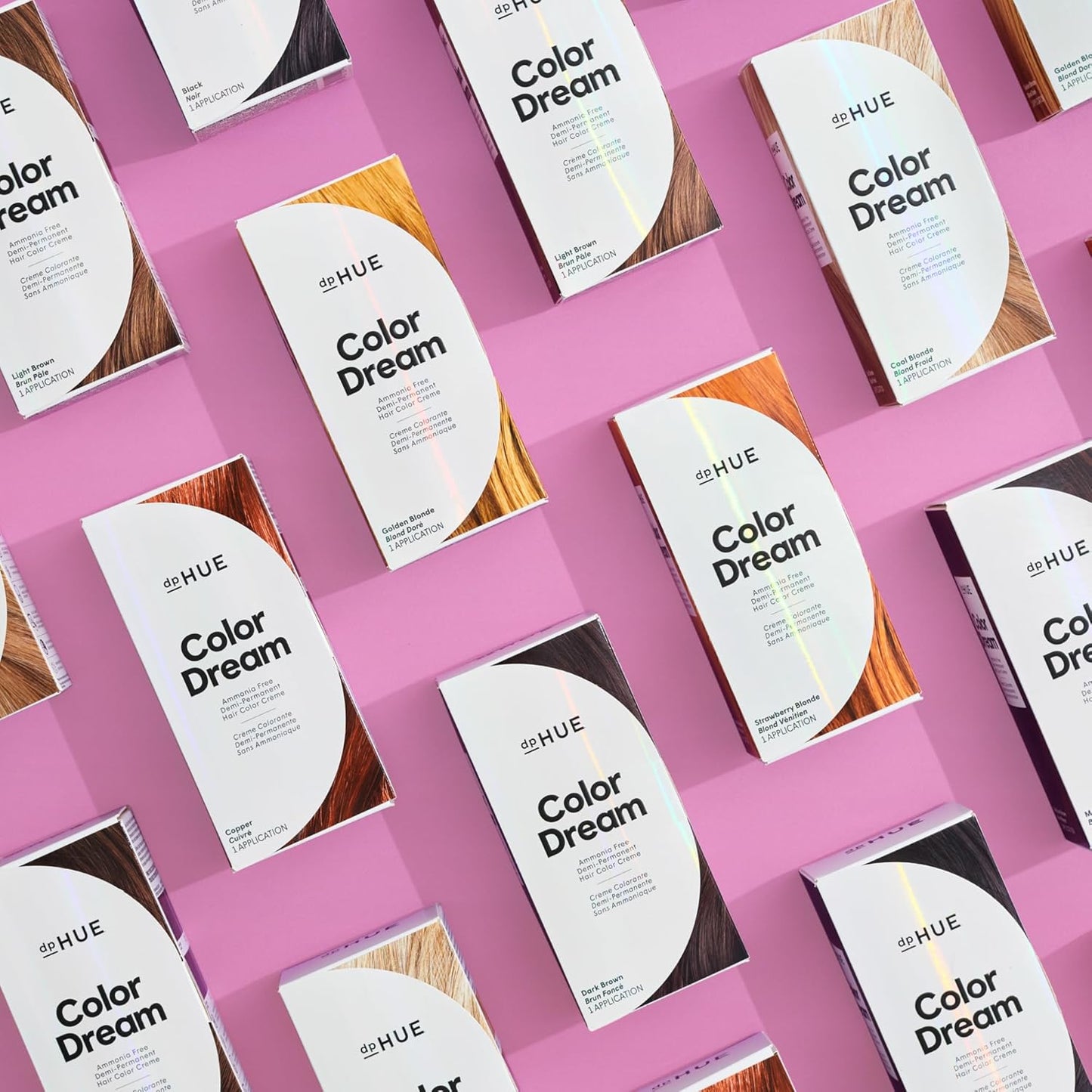 dpHUE Color Dream, Golden Blonde - Ammonia-Free, Demi-Permanent Hair Color - Lasts 16 Washes - Boosts Shine - Paraben & Sulfate Free, Leaping Bunny Certified