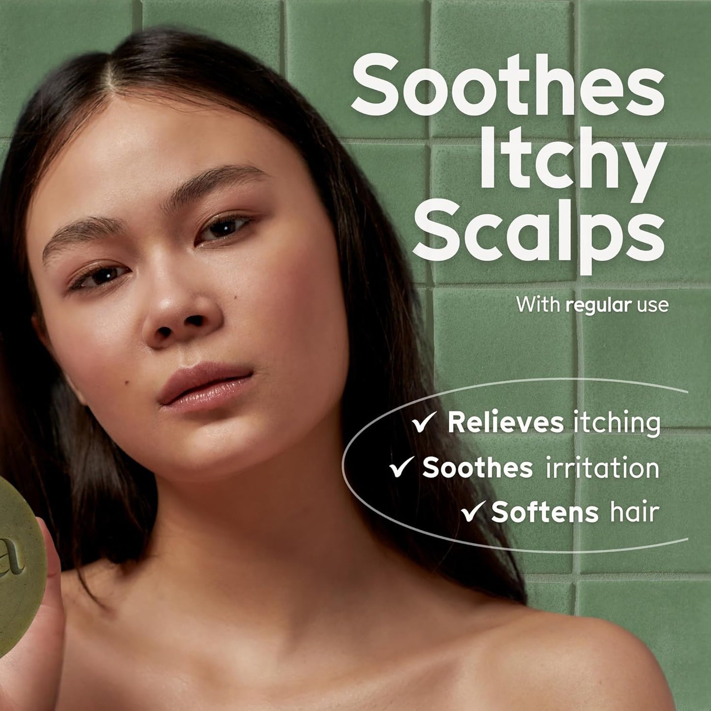 Arista Anti-Dandruff Shampoo Bar | Sulfate-Free, with Leaf Powder, Arnica & Tea Tree | Vegan Solid Shampoo Bar