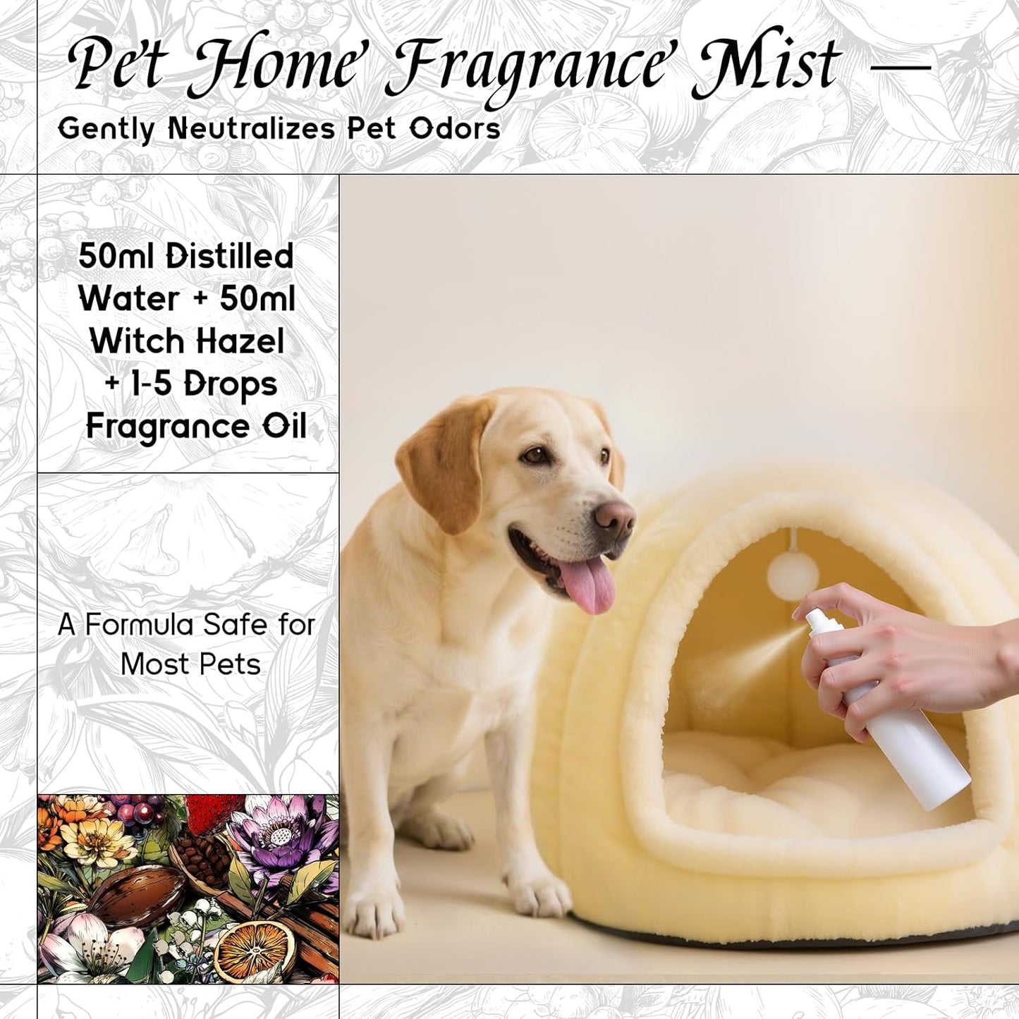 HIQILI Myrtle & Orange Blossom Fragrance Oil for Diffuser, Inspired by D.or Tera-Bella, Candle & Soap Making, Long-Lasting Citrus Floral Scent - 5.07 Fl Oz